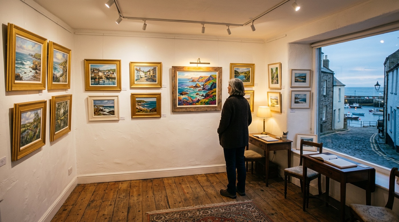 A small gallery of original coastal paintings